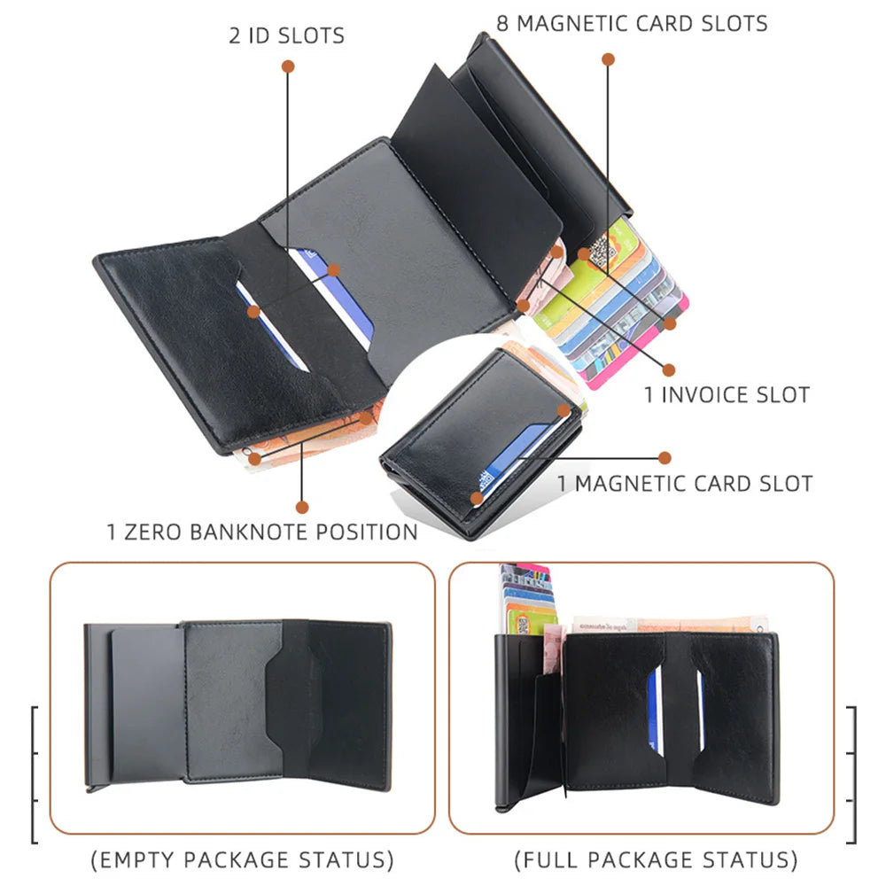 2024 Custom RFID Carbon Fiber Wallet