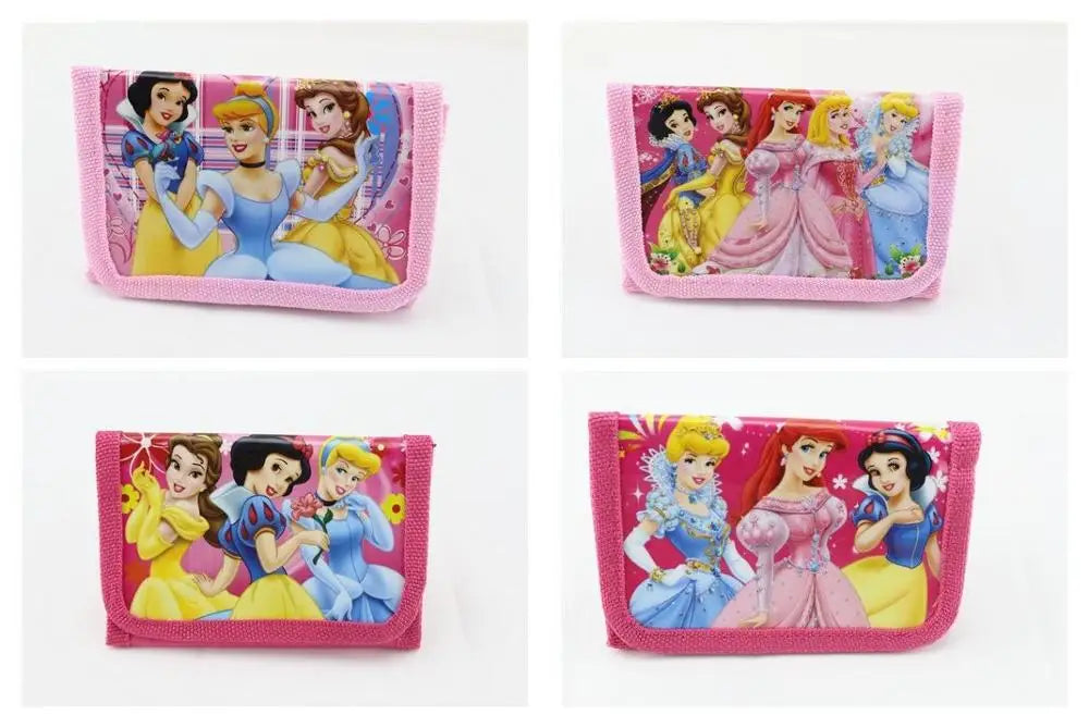 Disney Frozen Cartoon Wallet - Kids Coin Purse & Handbag