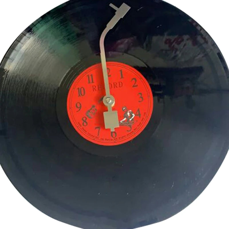 European Retro Vinyl Record Wall Clock