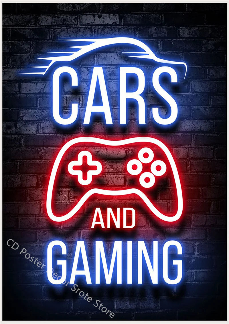 Custom Gaming Quotes Poster - DIY Wall Art