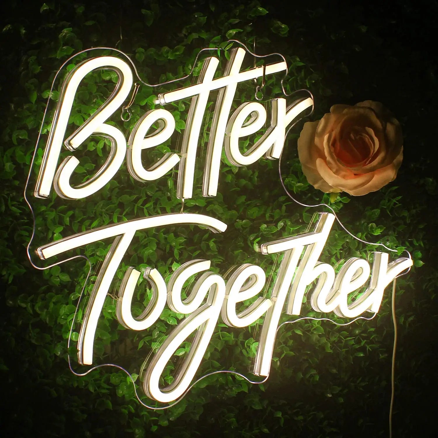 Better Together Neon Sign - LED Light for Home & Parties