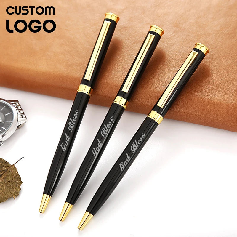 Custom Laser Logo Metal Ballpoint Pen Business Gifts