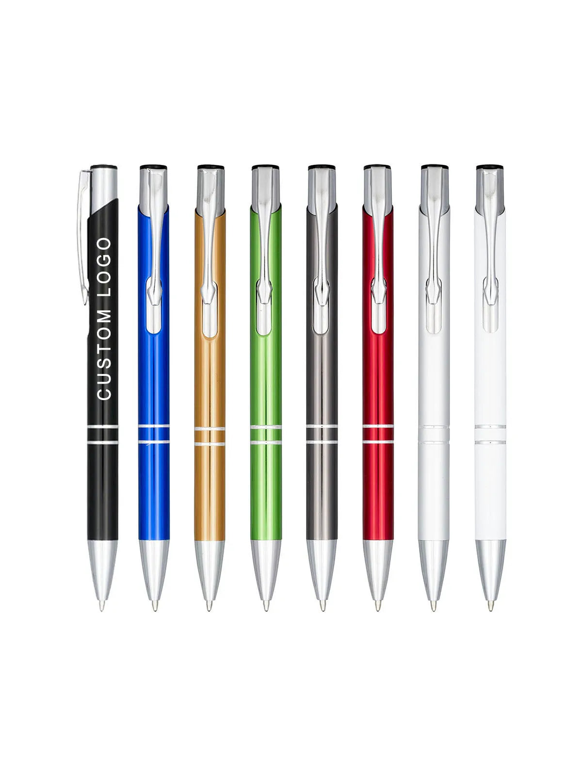 Fashion Metal Ball Pen Custom Logo Giveaway