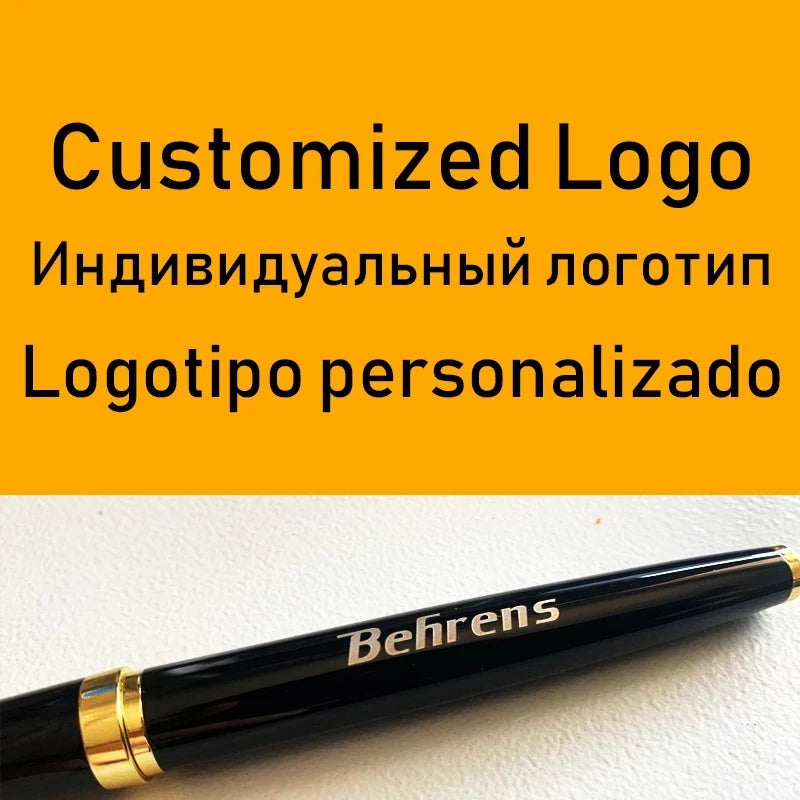 Luxury Metal Ballpoint Pen with Custom Logo for Business Gifts