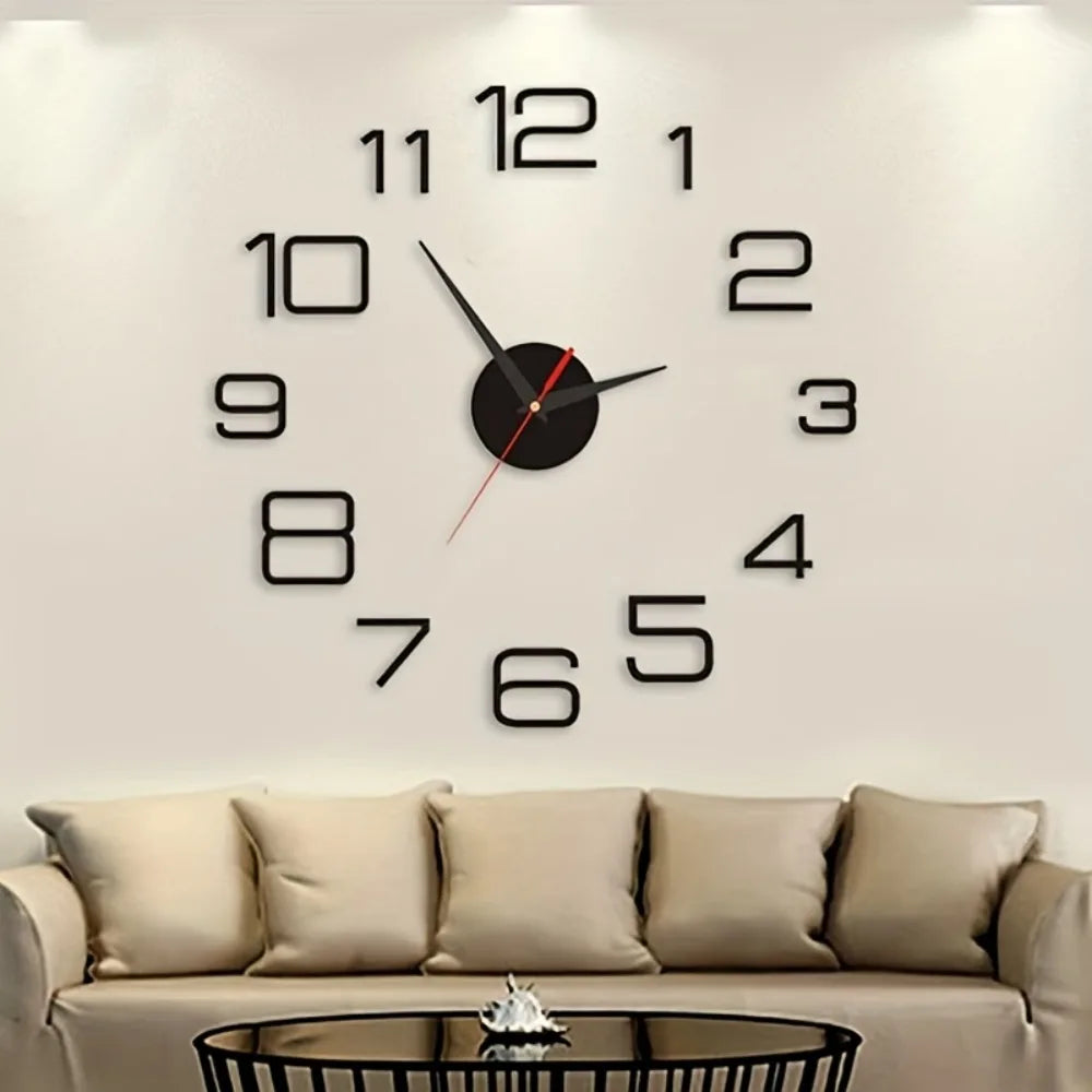 2023 Modern 3D DIY Large Wall Clock