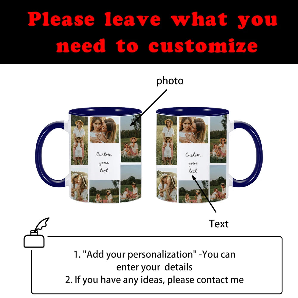 Custom Photo Coffee Mug 11oz