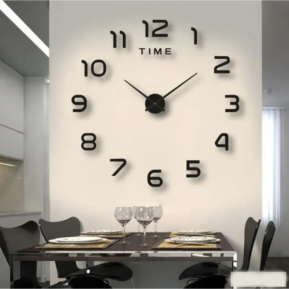 2023 Modern 3D DIY Large Wall Clock