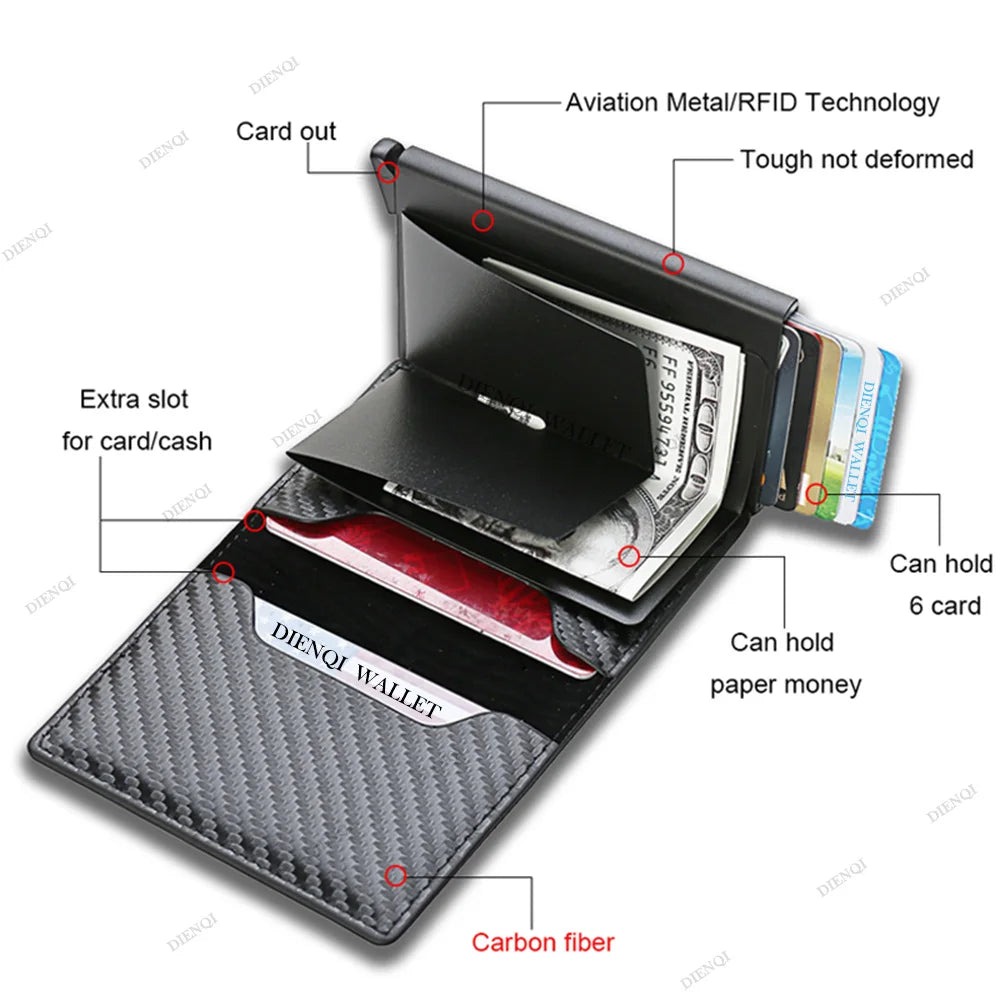 RFID Carbon Fiber Minimalist Wallet