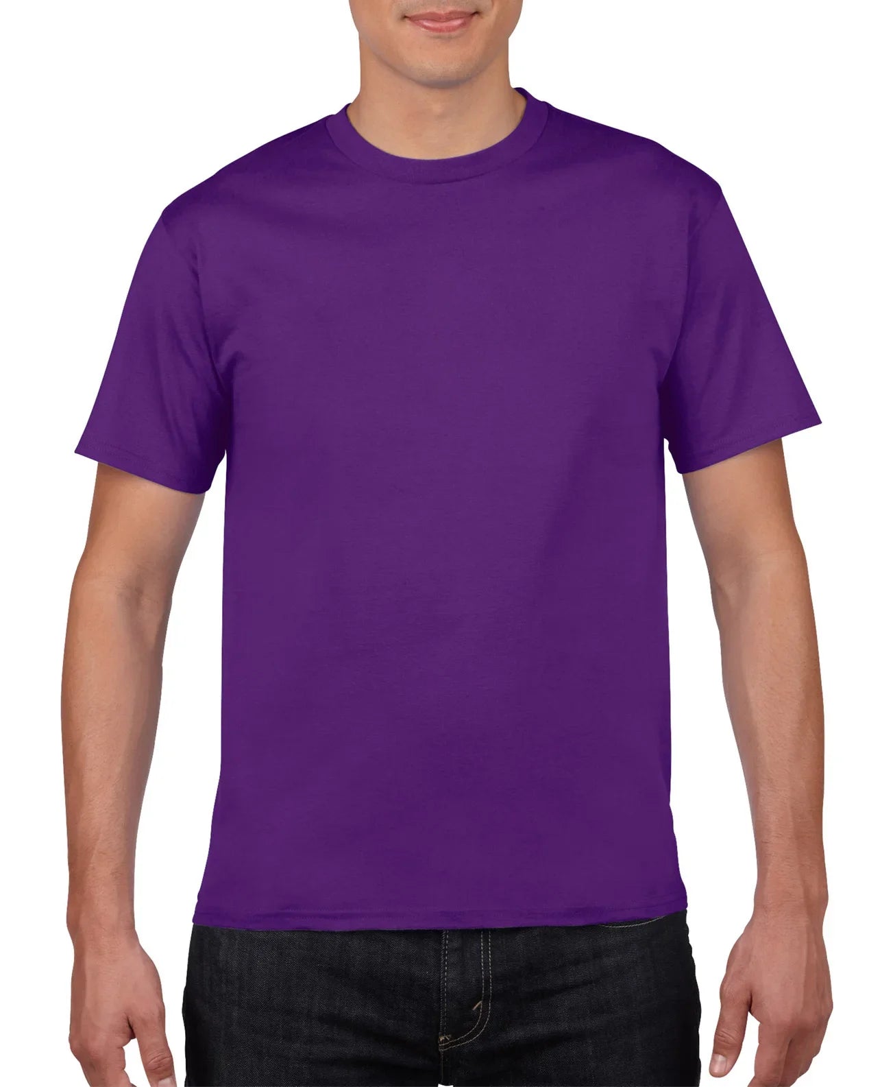 Custom 100% Cotton Solid Color Tee