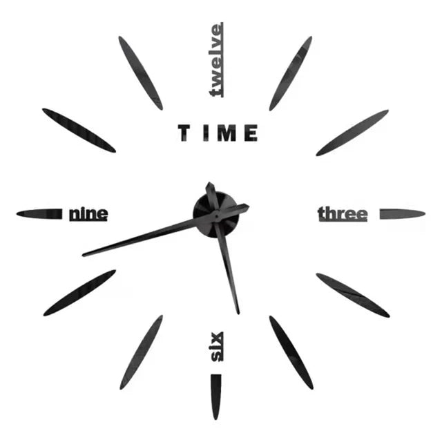 2023 Modern 3D DIY Large Wall Clock