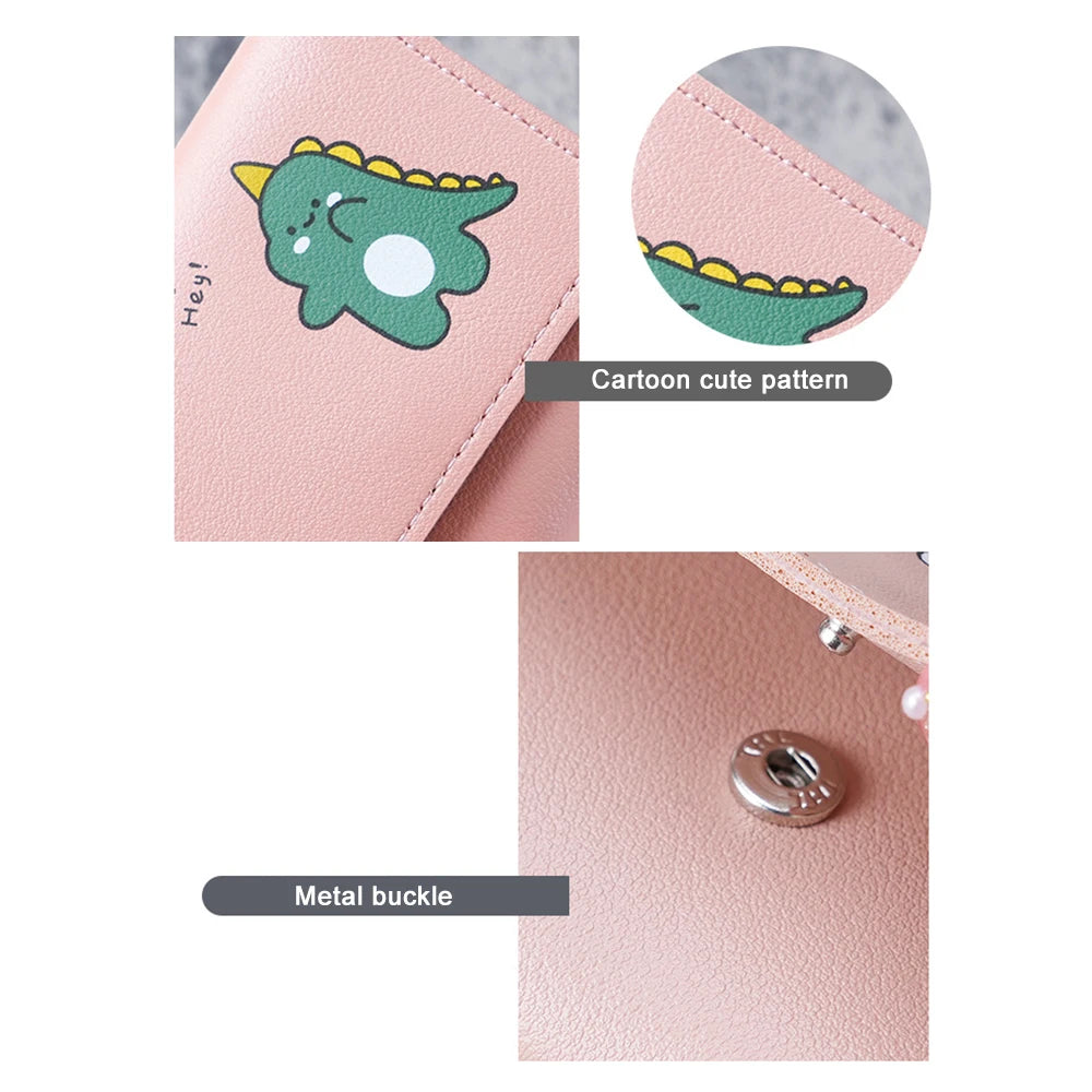 Women's Cute Small Wallet - Triple Fold Card Holder