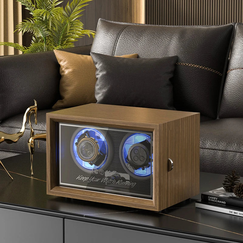 Luxury Wood Watch Winder - 2/4/6 Slot