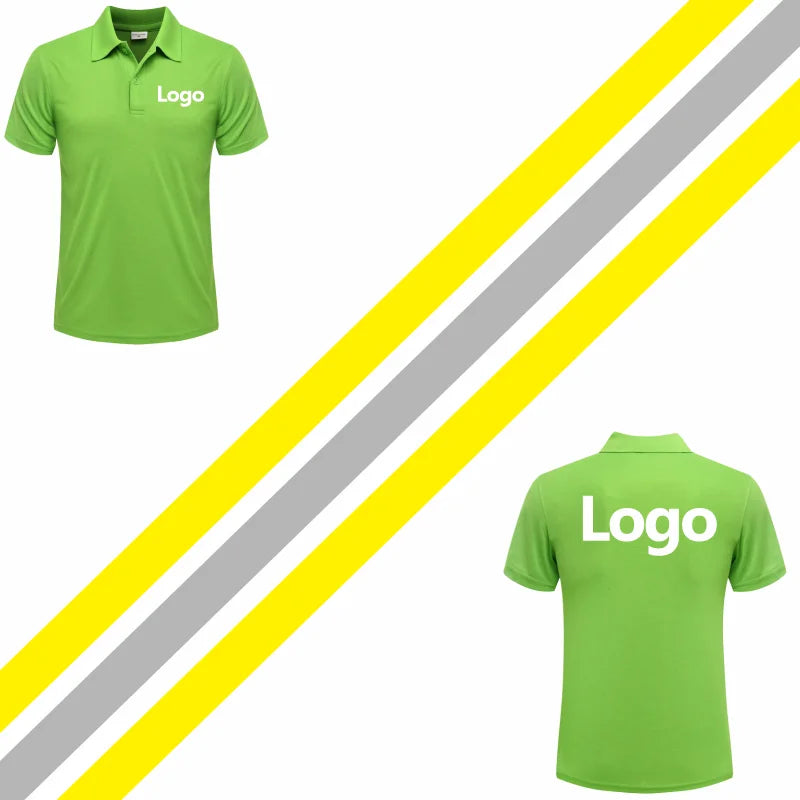 Custom Polo Shirt Embroidery Summer Casual