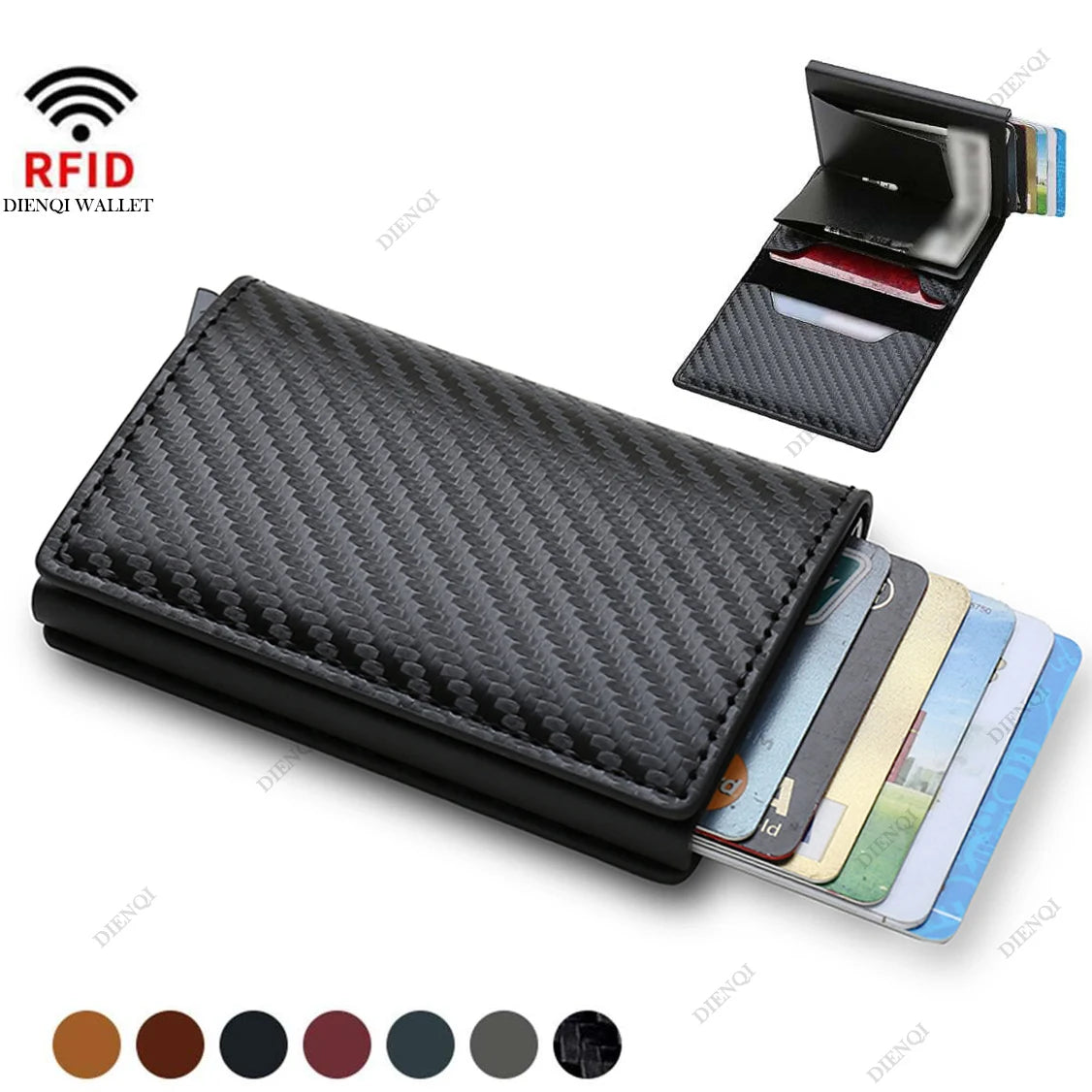 RFID Carbon Fiber Minimalist Wallet