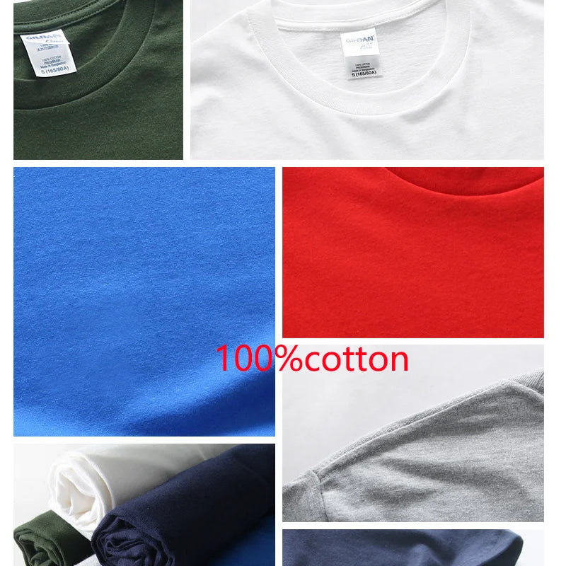 Custom 100% Cotton Solid Color Tee