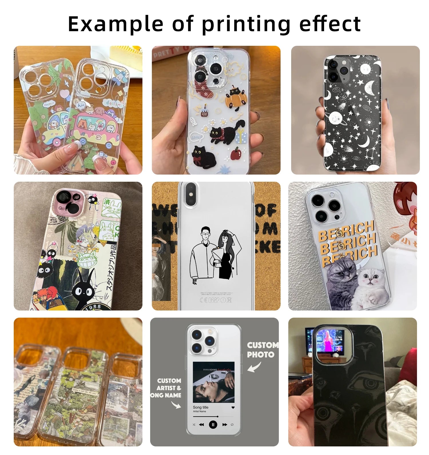 Custom Transparent Soft Phone Case