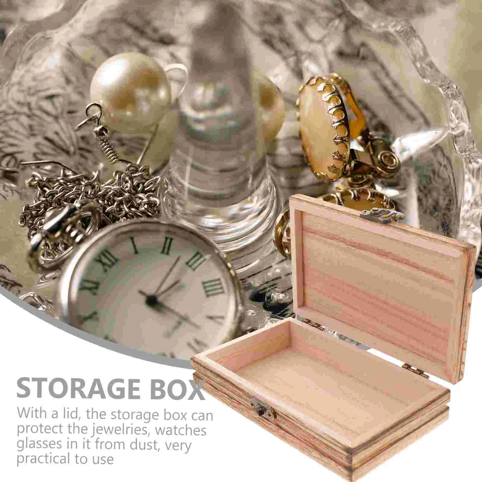 Wooden Jewelry Organizer & Storage Box