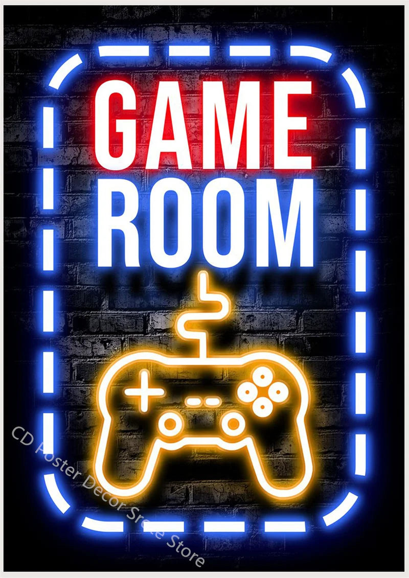 Custom Gaming Quotes Poster - DIY Wall Art