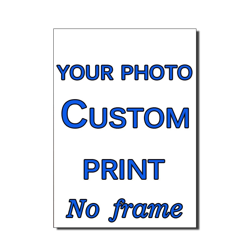 Custom Photo Poster with DIY Wooden Frame