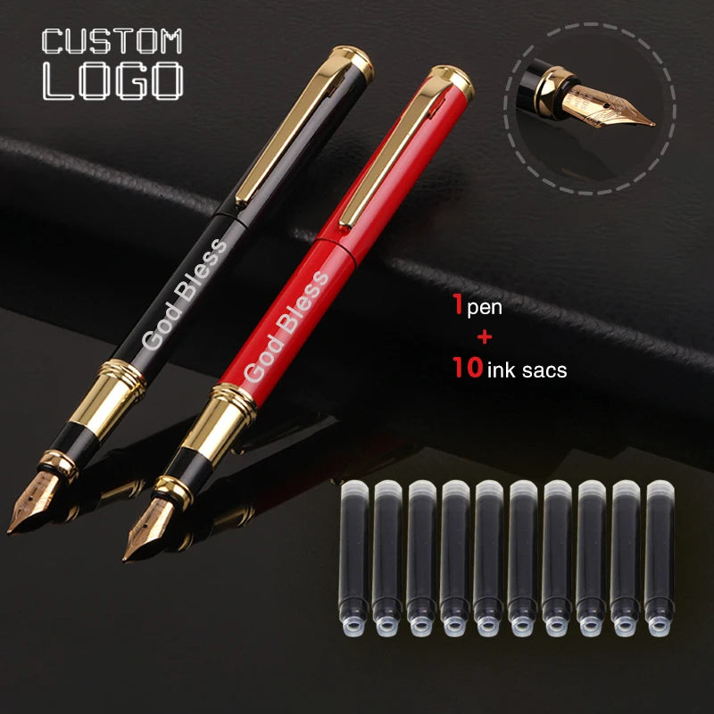 Luxury Custom Fountain Pen Set