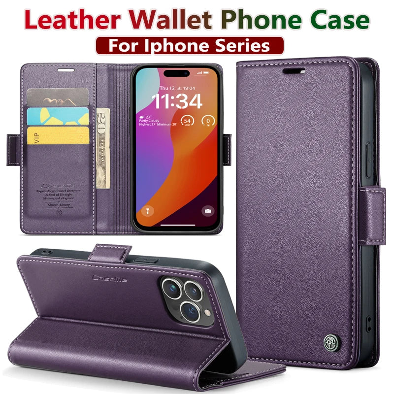 High-Grade Leather iPhone Case