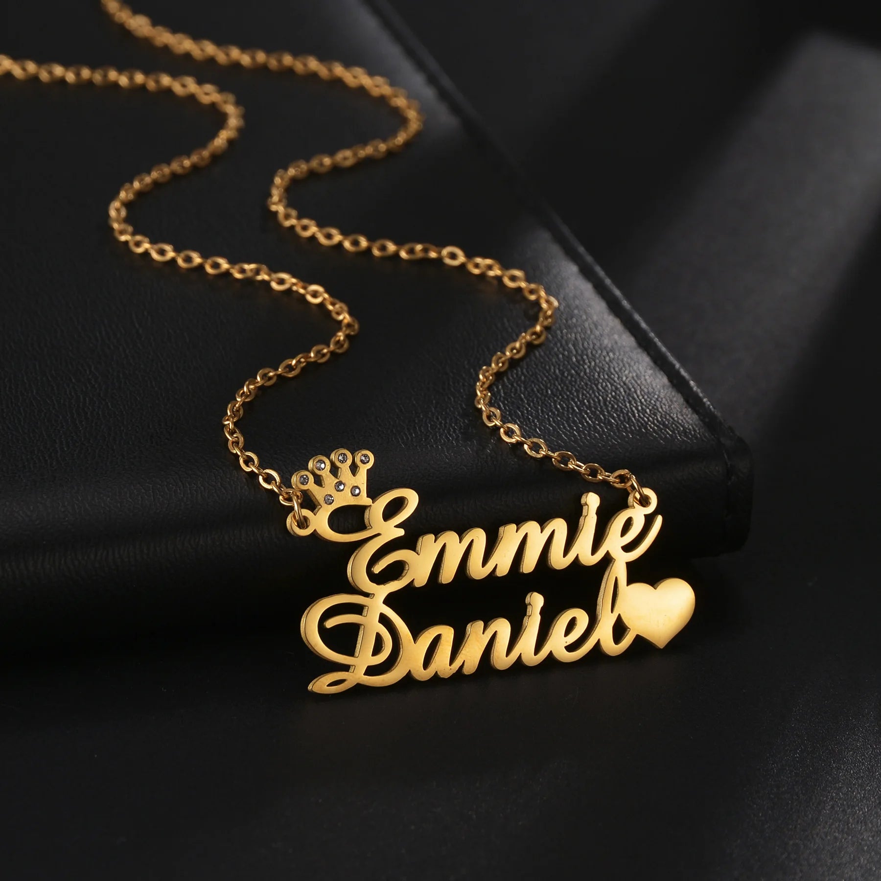 Custom 2-Name Pendant Necklace