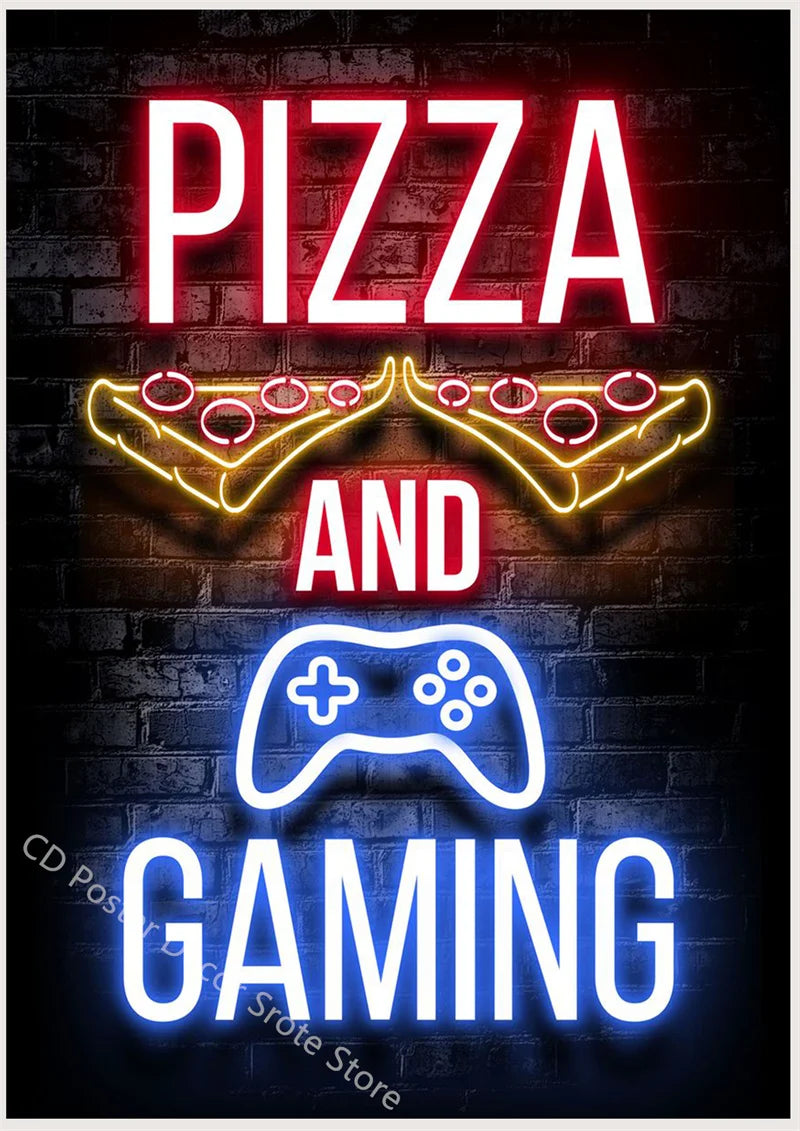 Custom Gaming Quotes Poster - DIY Wall Art