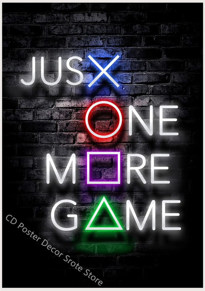 Custom Gaming Quotes Poster - DIY Wall Art