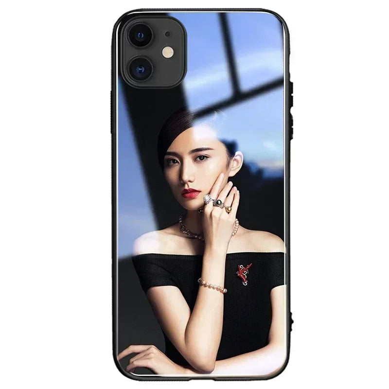 Custom Photo Tempered Glass iPhone Case