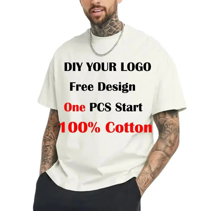 Custom Printed Leisure T-Shirt DIY Design