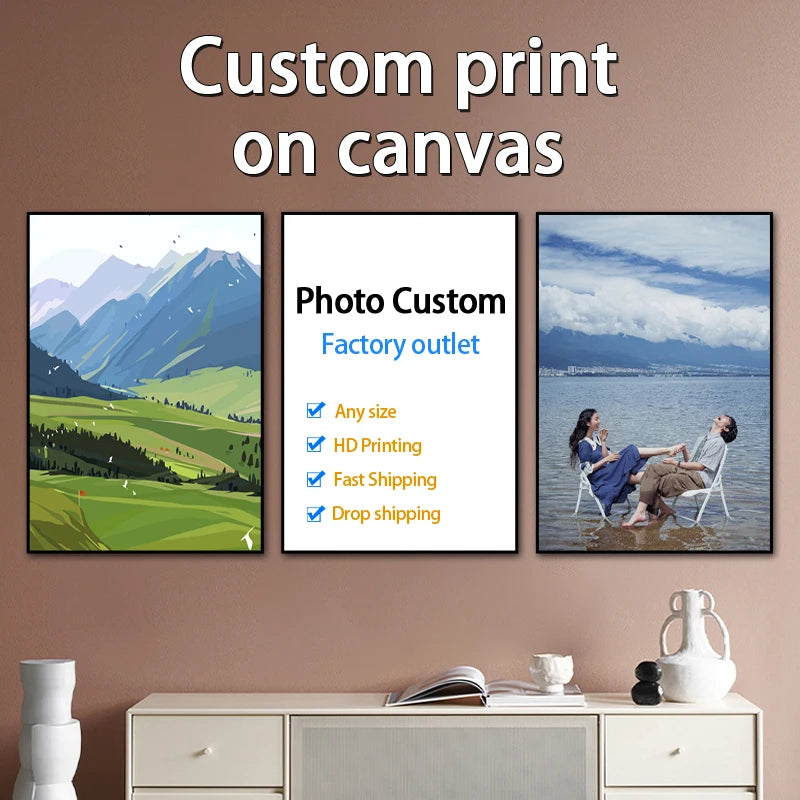 Custom HD Canvas Print - Your Photo