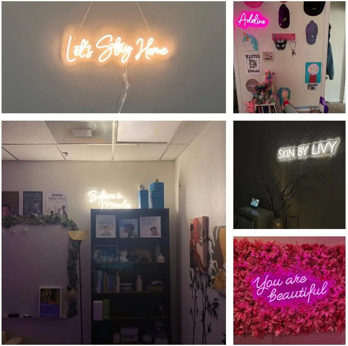 Large Custom Neon Sign - Personalized LED Light for Business & Events