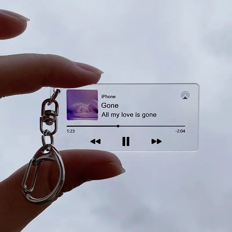 Personalized Spotify Keychain with Custom Music Code